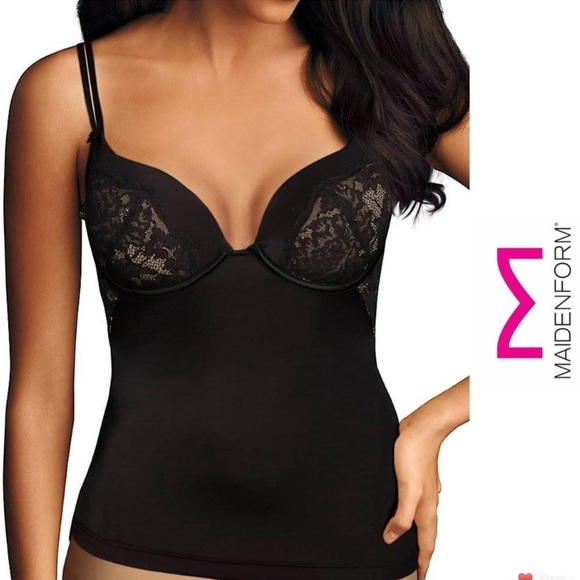 Maidenform Padded Push up Lace Shapewear - Picture 1 of 6